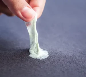 remove bubble gum stains