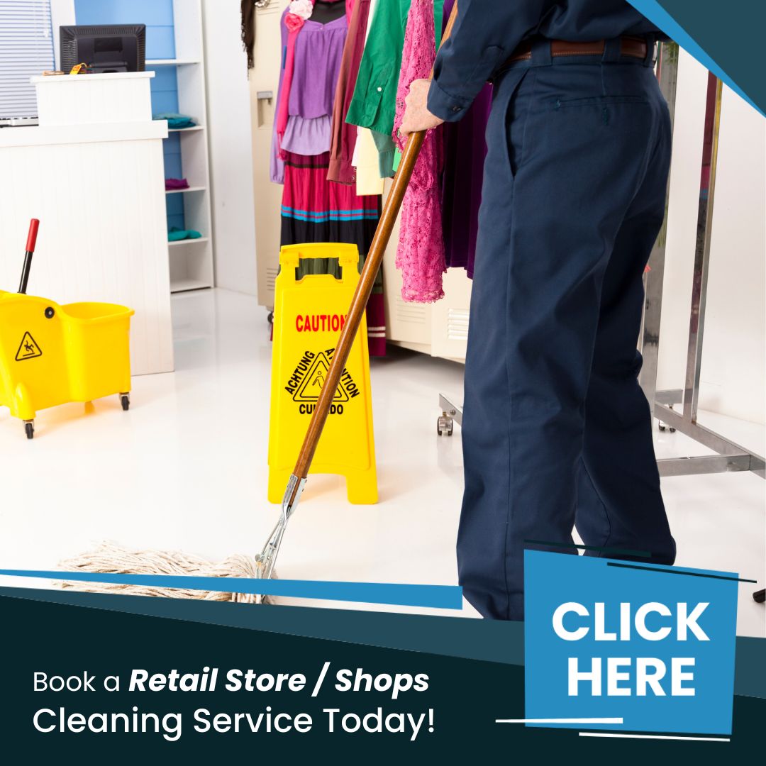 retail shop cleaning banner